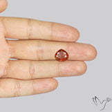 Deep Red Oregon Sunstone Faceted