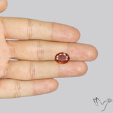 Deep Red Oregon Sunstone Faceted