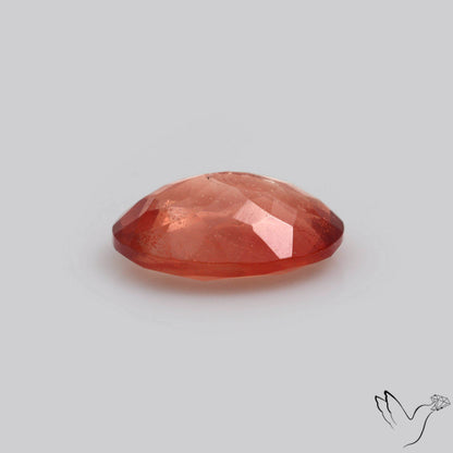 Deep Red Oregon Sunstone Faceted