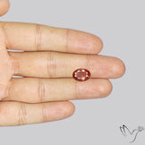 Deep Red Oregon Sunstone Faceted