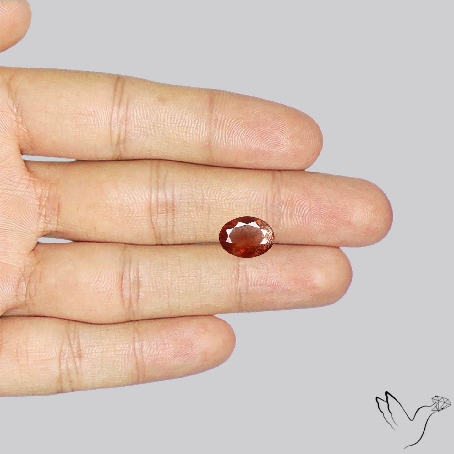 Deep Red Oregon Sunstone Faceted