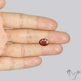 Deep Red Oregon Sunstone Faceted