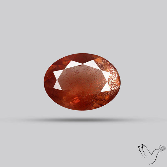 Deep Red Oregon Sunstone Faceted