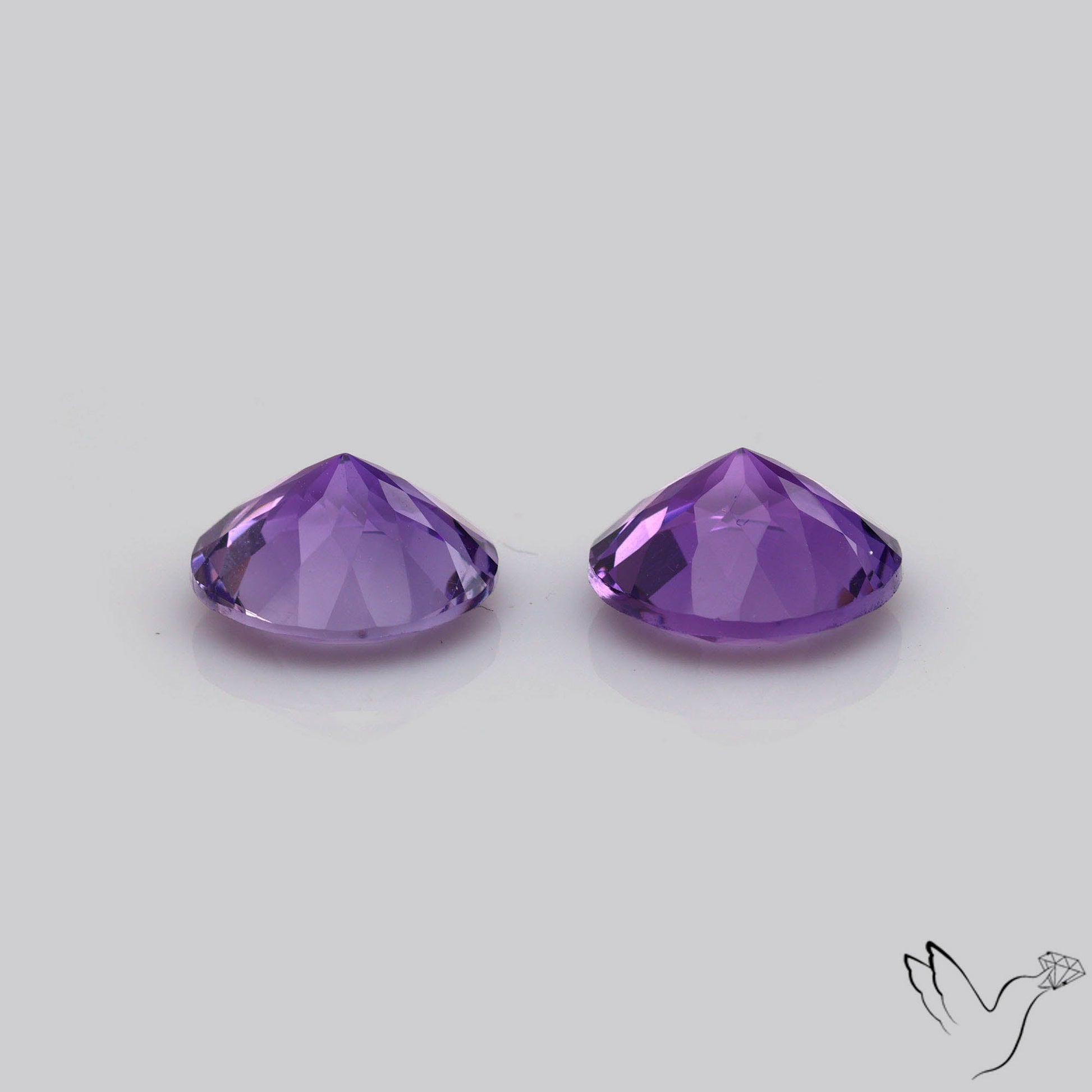 AAA Fine Amethysts Faceted Pair