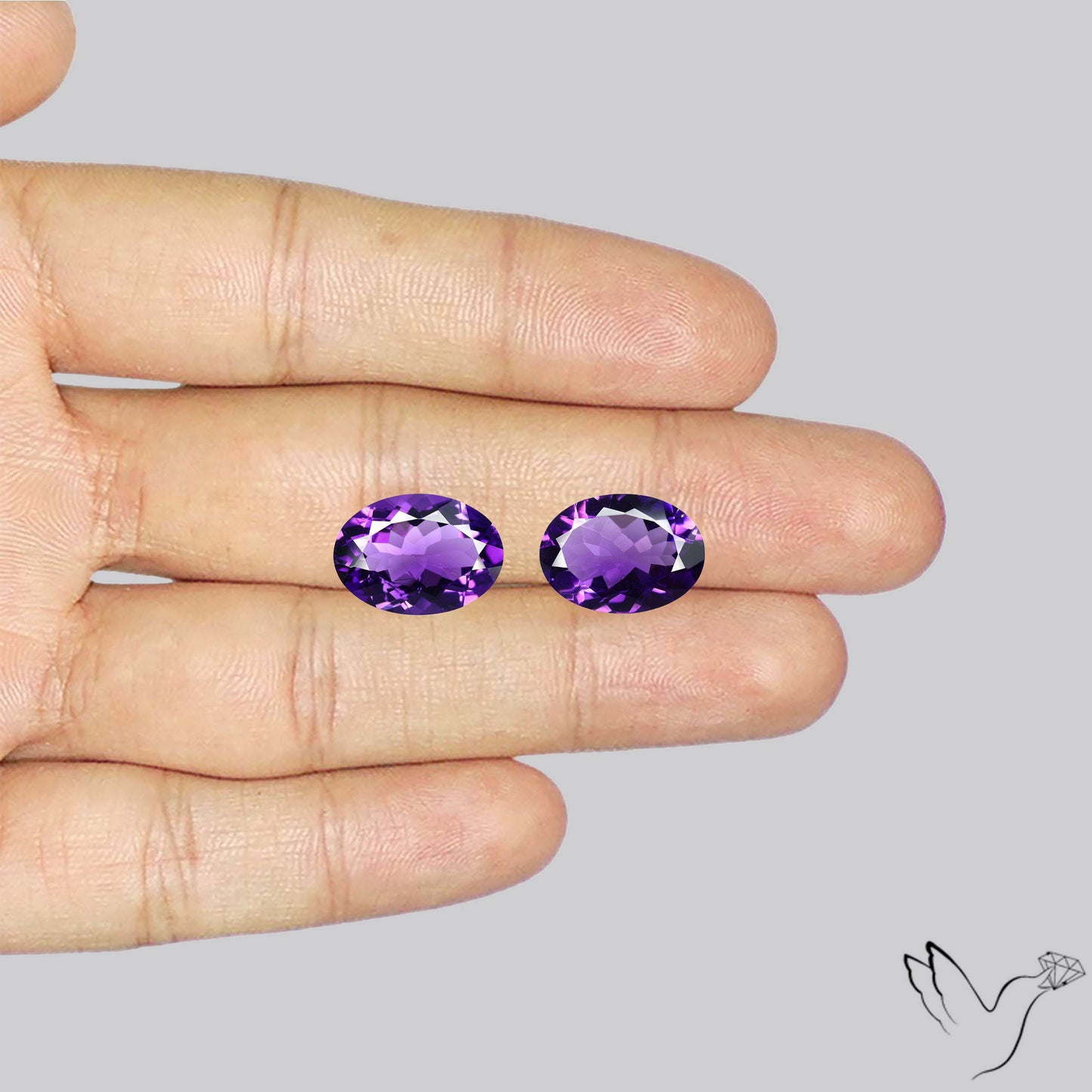 AAA Fine Amethysts Faceted Pair