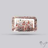 Faceted Lepidocrocite In Quartz