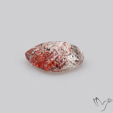 Faceted Lepidocrocite In Quartz