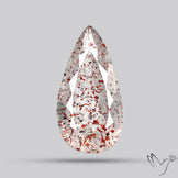 Faceted Lepidocrocite In Quartz