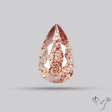 Faceted Lepidocrocite In Quartz