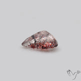 Faceted Lepidocrocite In Quartz