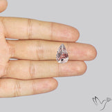 Faceted Lepidocrocite In Quartz