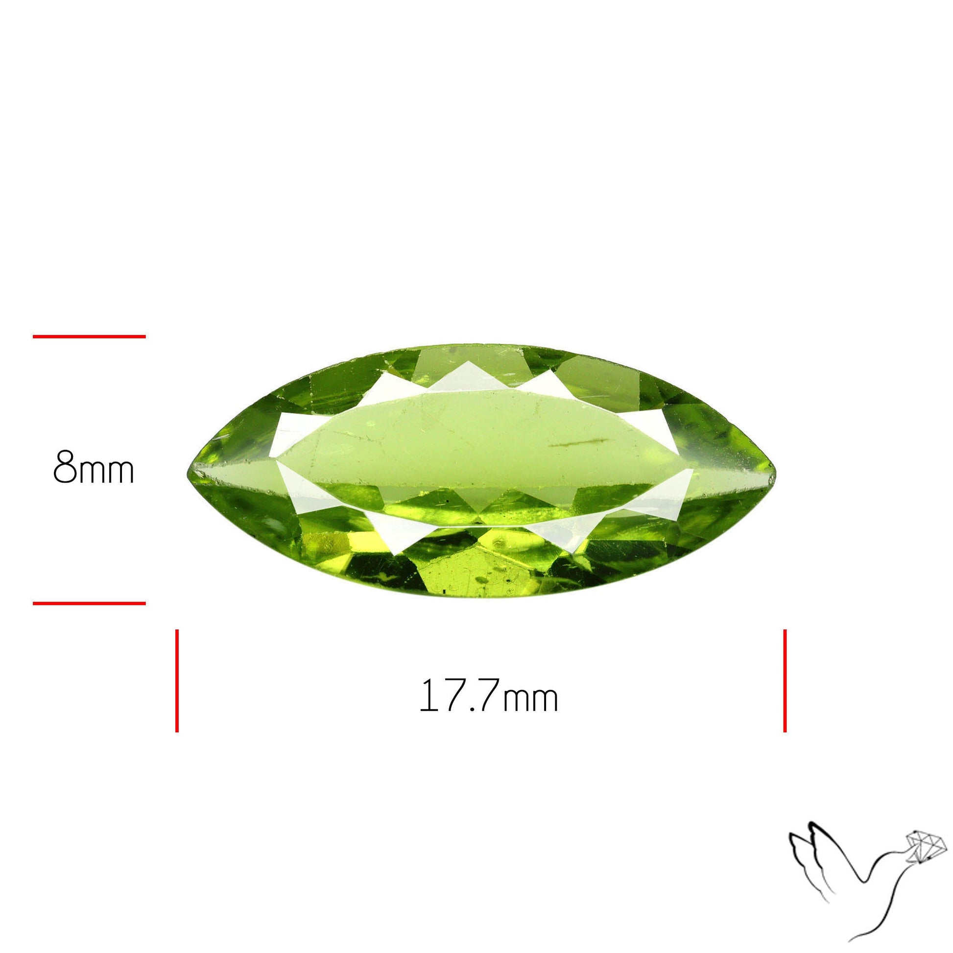 Faceted Peridot Rare Large Sized From Arizona