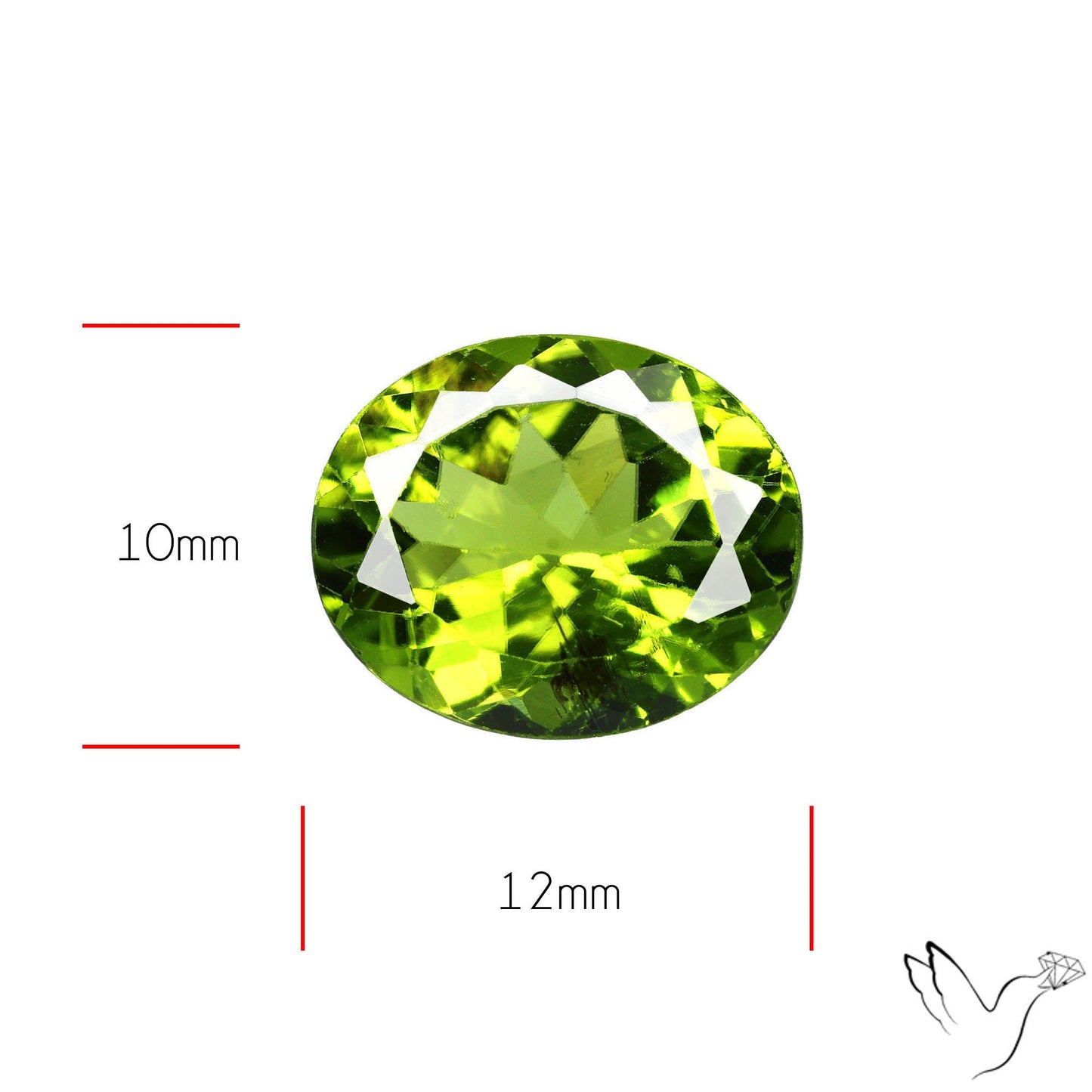 Faceted Peridot Rare Large Sized From Arizona