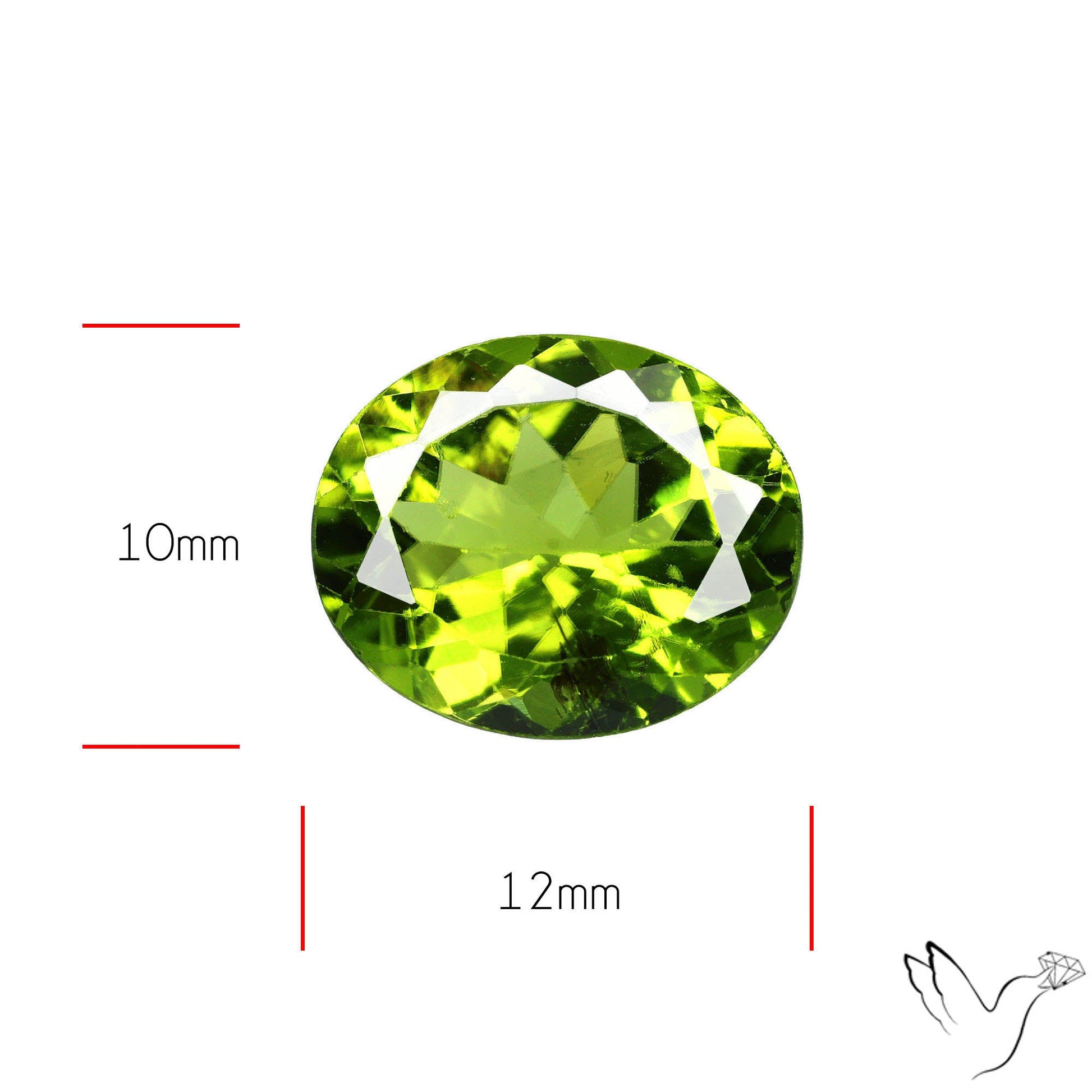 Faceted Peridot Rare Large Sized From Arizona