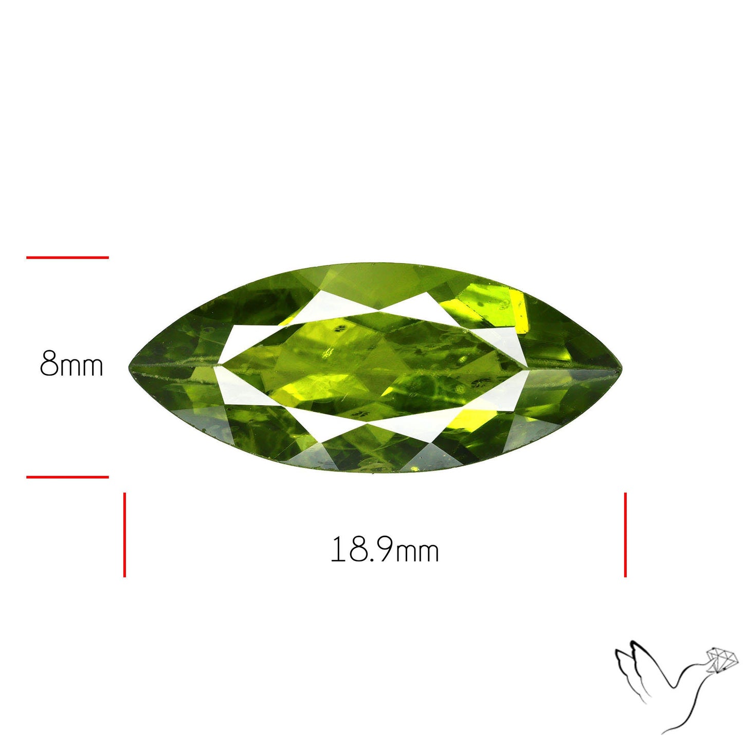 Faceted Peridot Rare Large Sized From Arizona