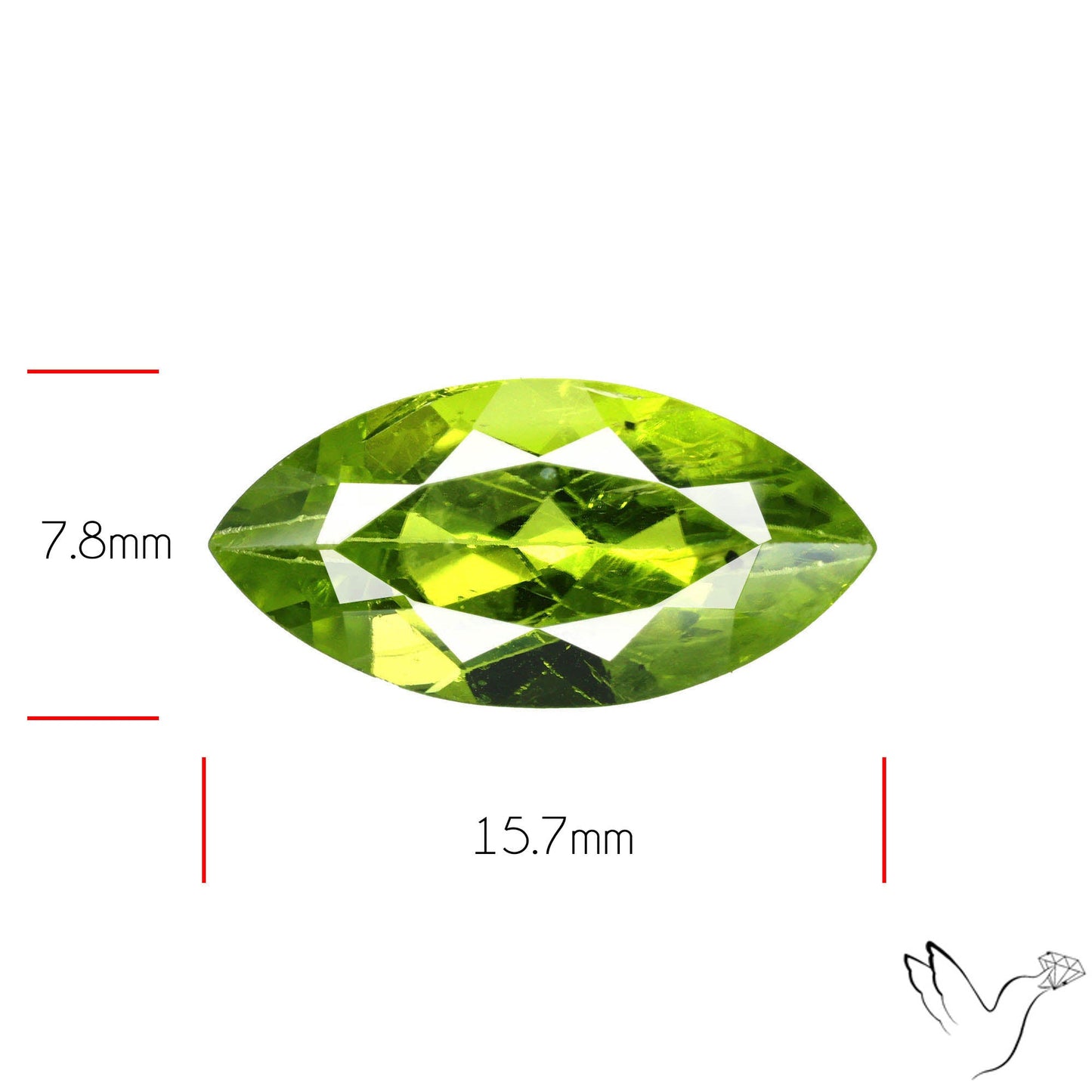 Faceted Peridot Rare Large Sized From Arizona