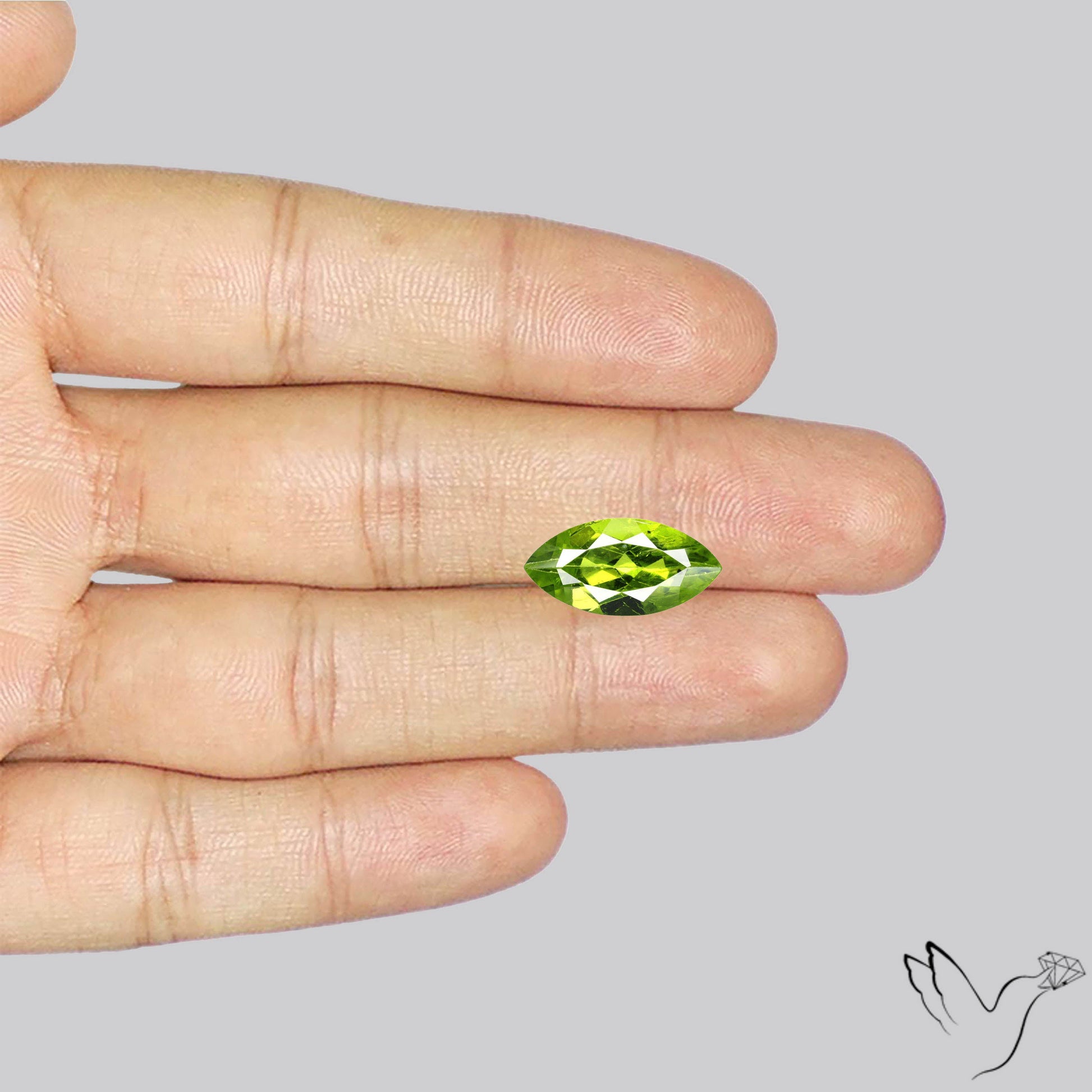 Faceted Peridot Rare Large Sized From Arizona