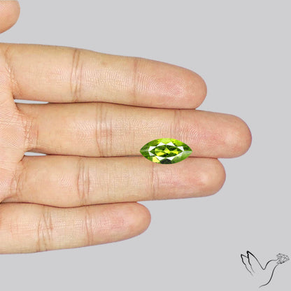 Faceted Peridot Rare Large Sized From Arizona