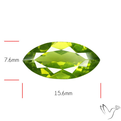 Faceted Peridot Rare Large Sized From Arizona
