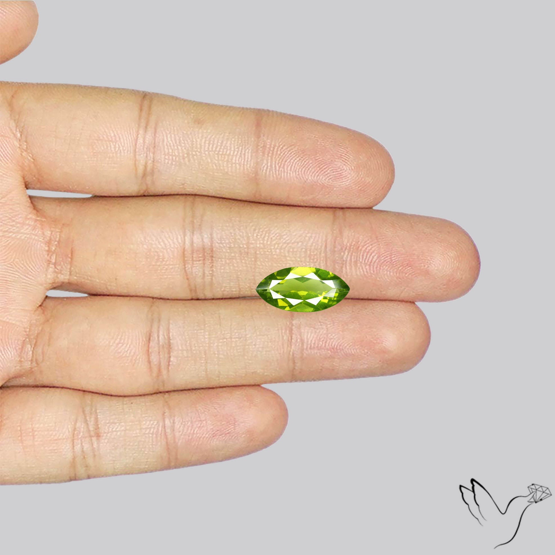 Faceted Peridot Rare Large Sized From Arizona