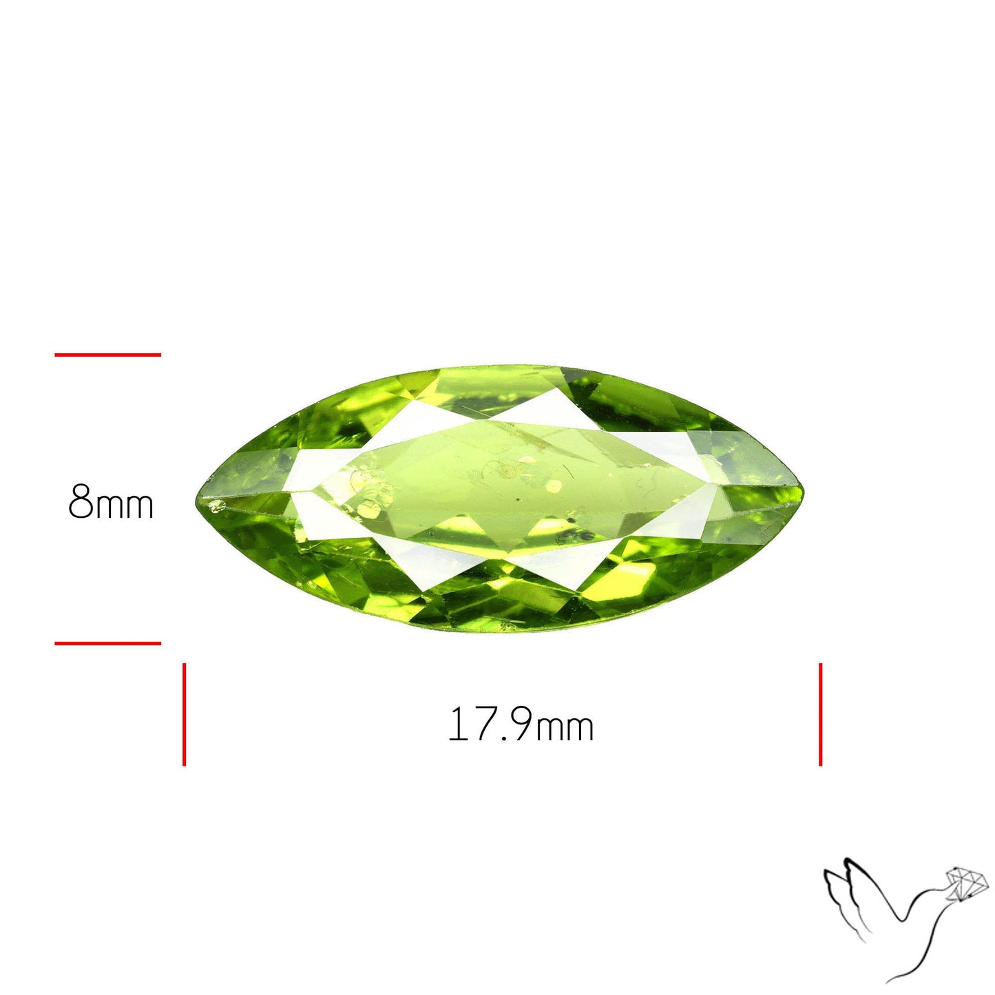 Faceted Peridot Rare Large Sized From Arizona