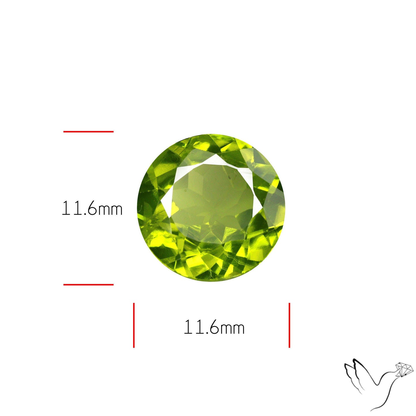 Faceted Peridot Rare Large Sized From Arizona