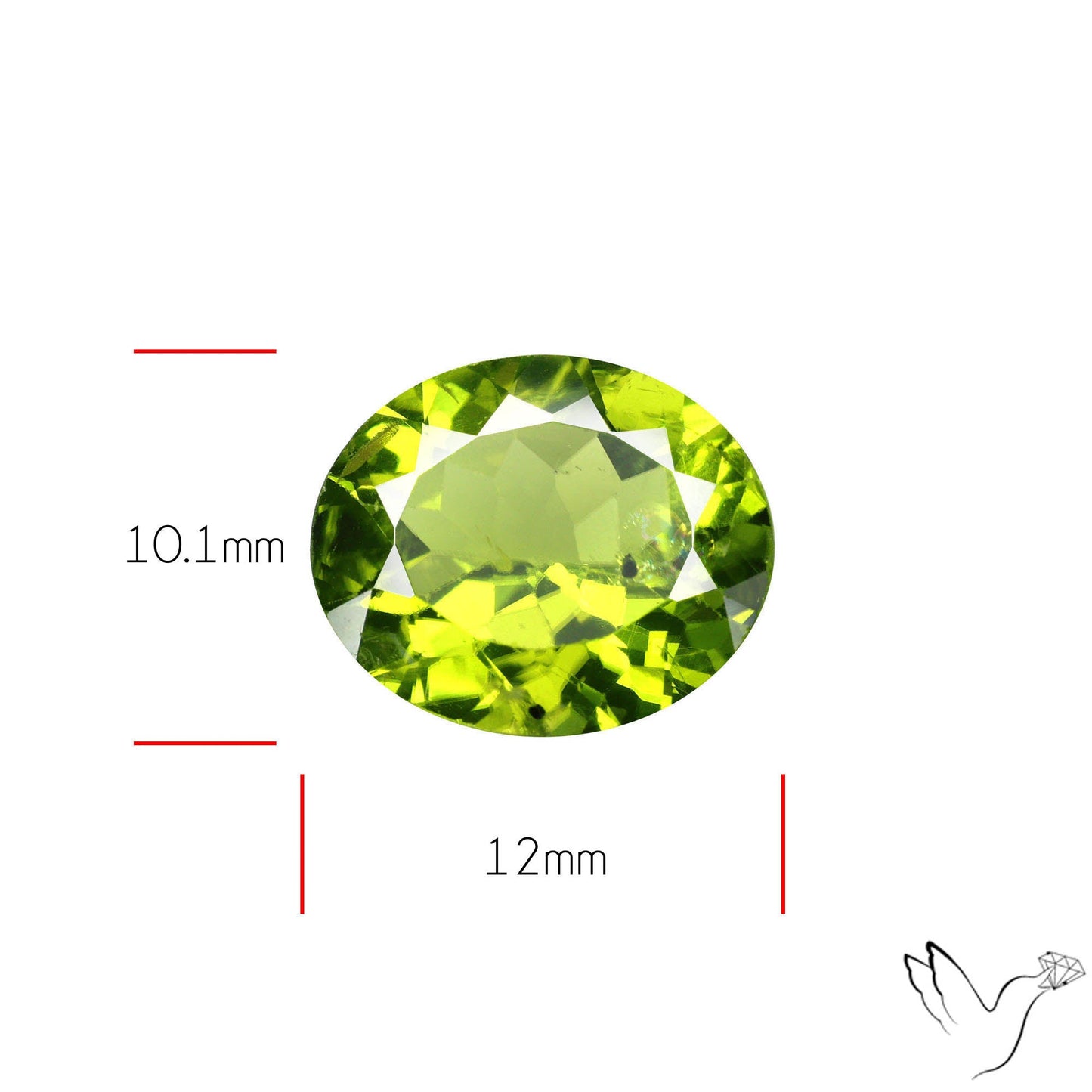 Faceted Peridot Rare Large Sized From Arizona