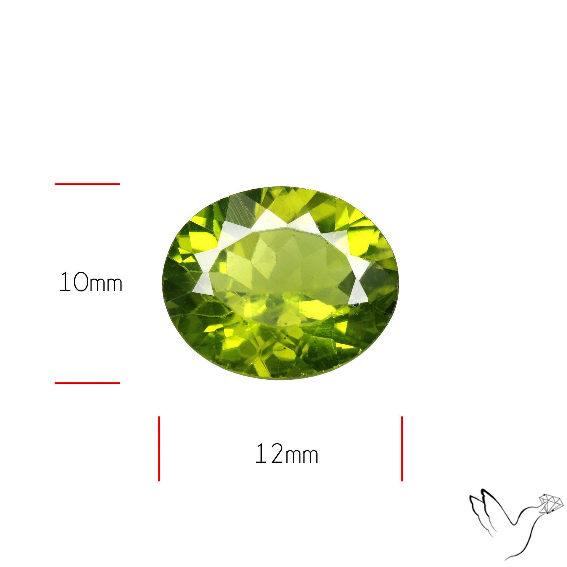 Faceted Peridot Rare Large Sized From Arizona