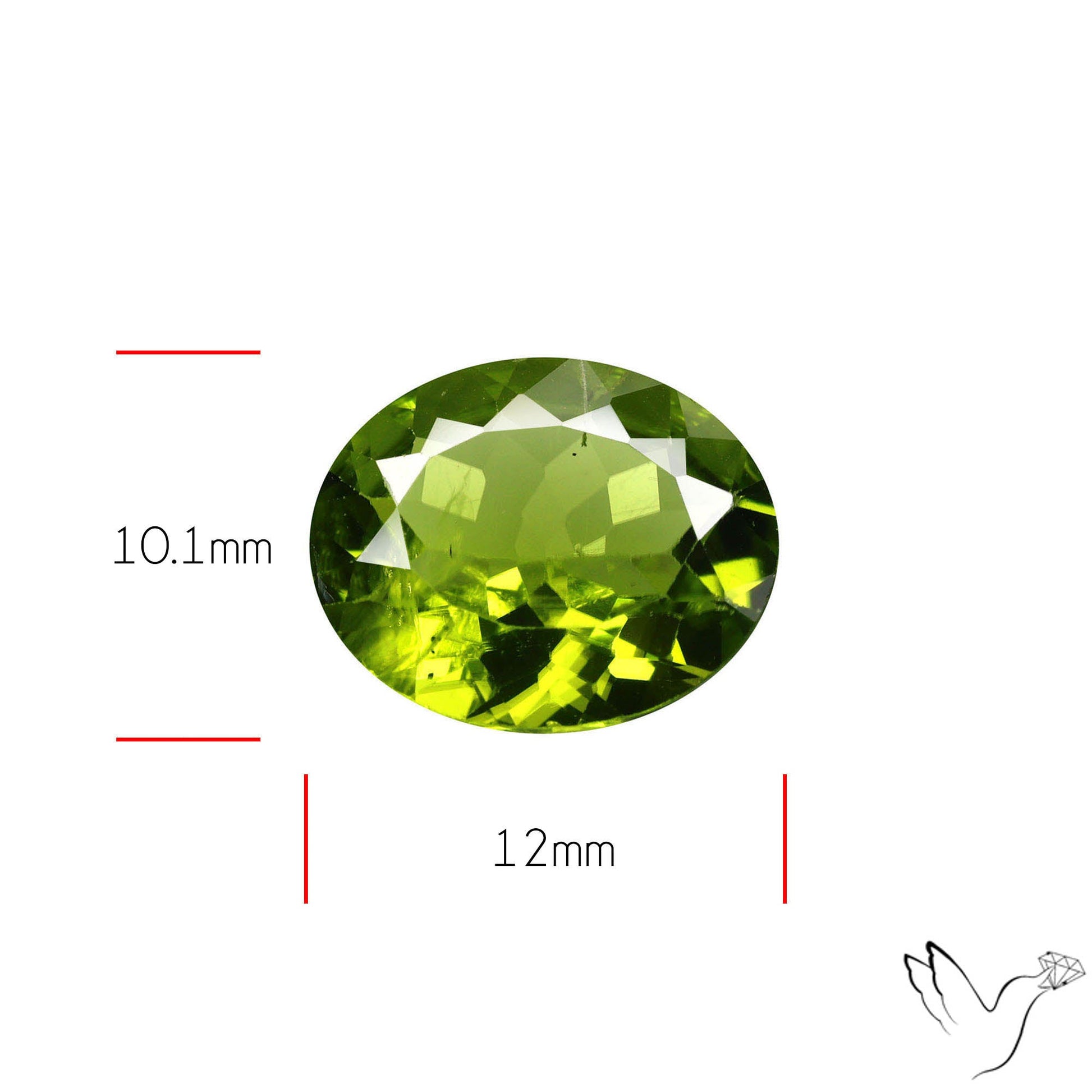 Faceted Peridot Rare Large Sized From Arizona
