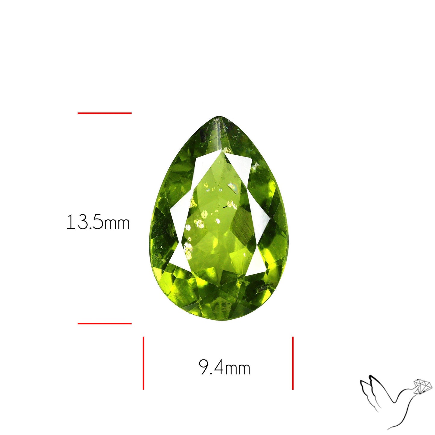 Faceted Peridot Rare Large Sized From Arizona