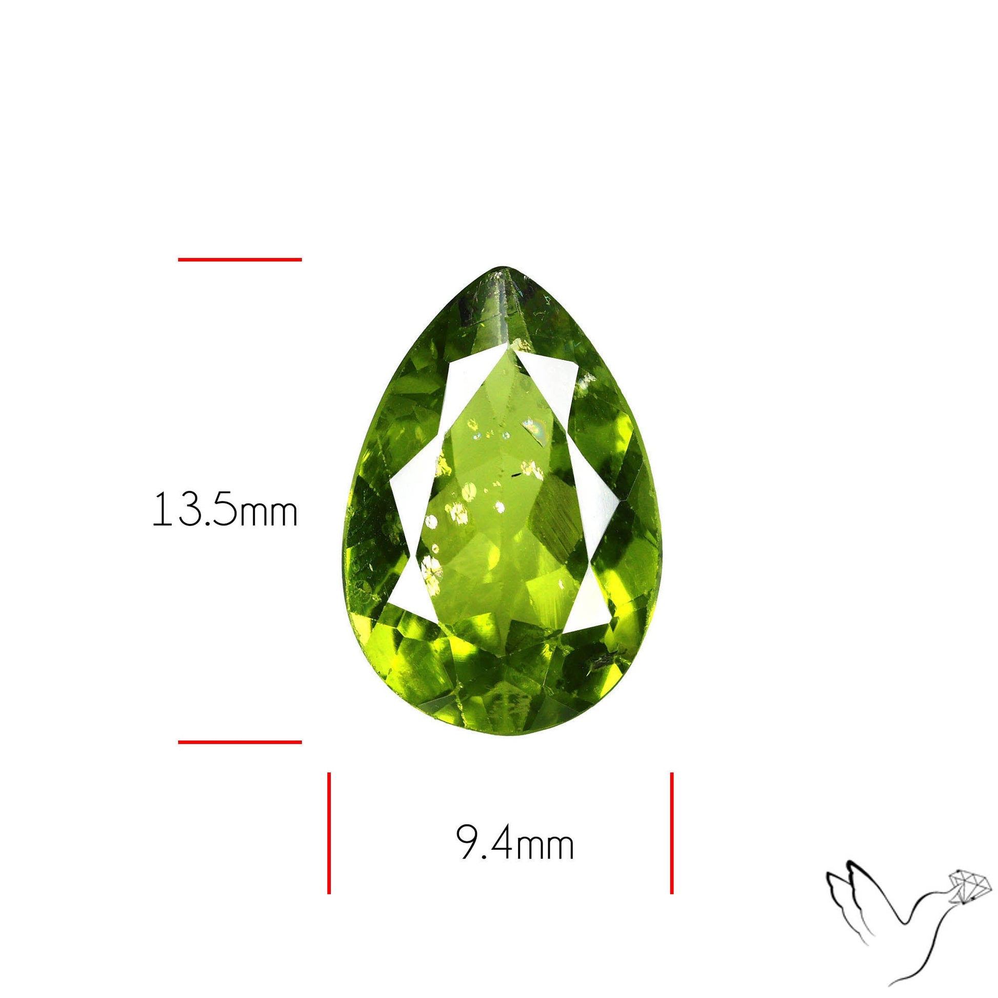 Faceted Peridot Rare Large Sized From Arizona