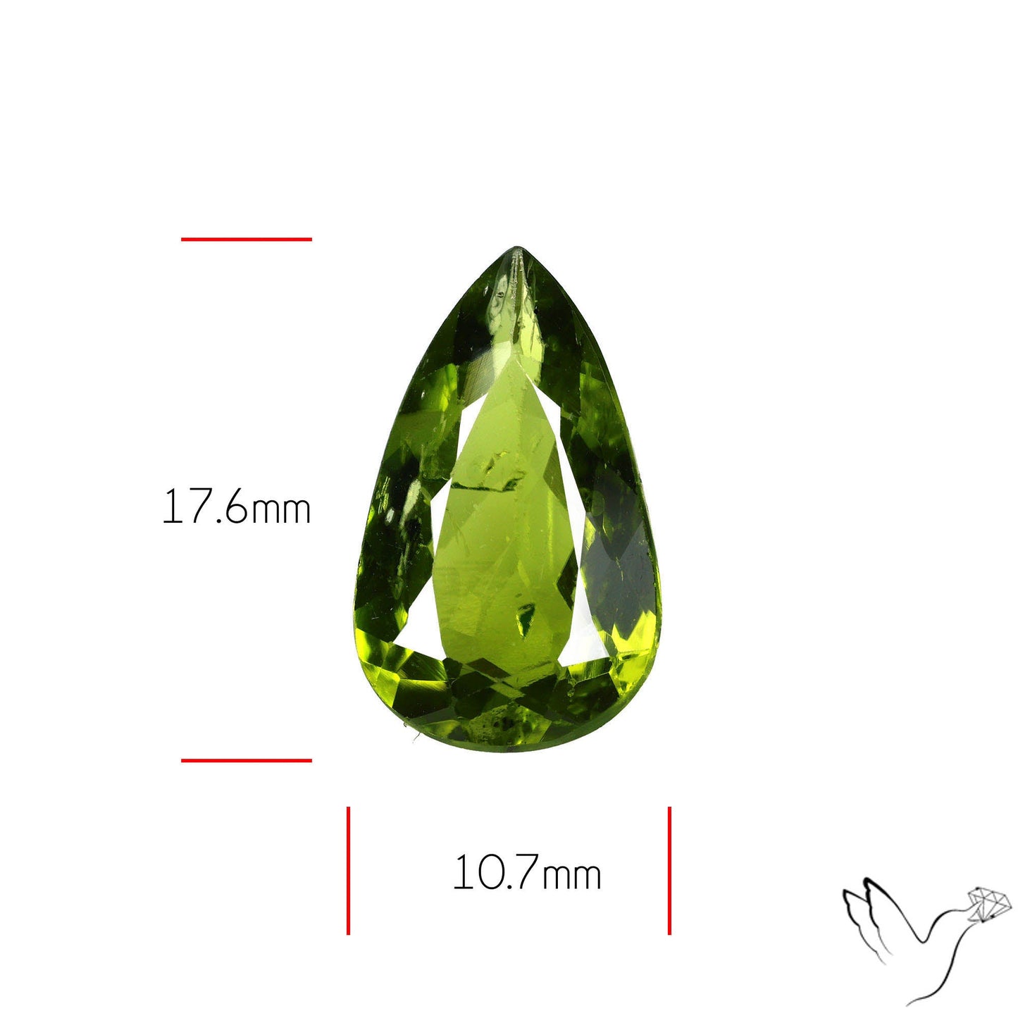Faceted Peridot Rare Large Sized From Arizona