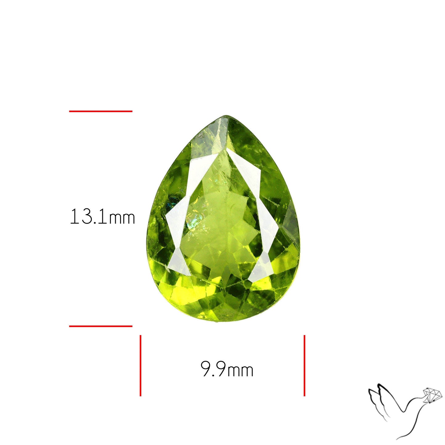 Faceted Peridot Rare Large Sized From Arizona