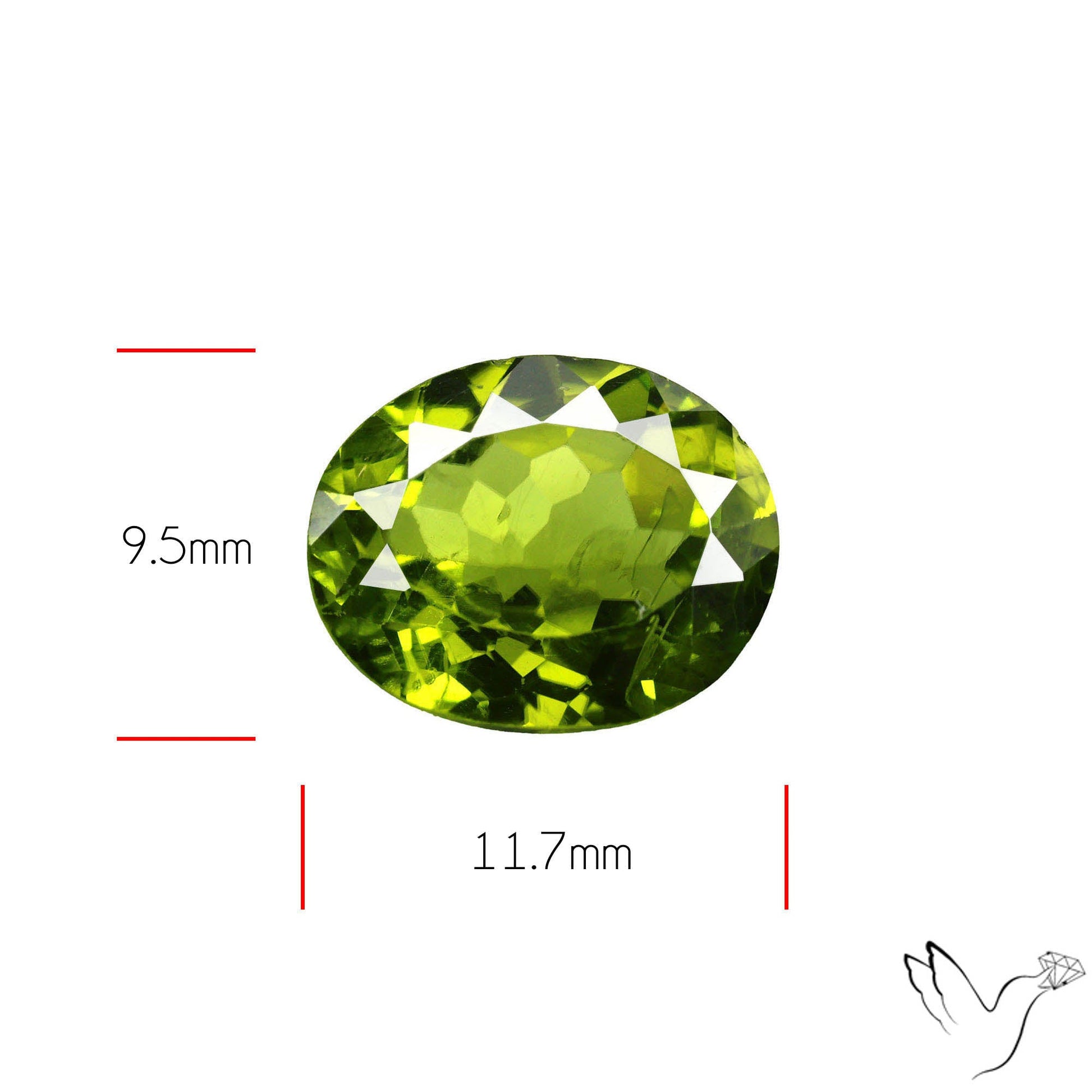 Faceted Peridot Rare Large Sized From Arizona