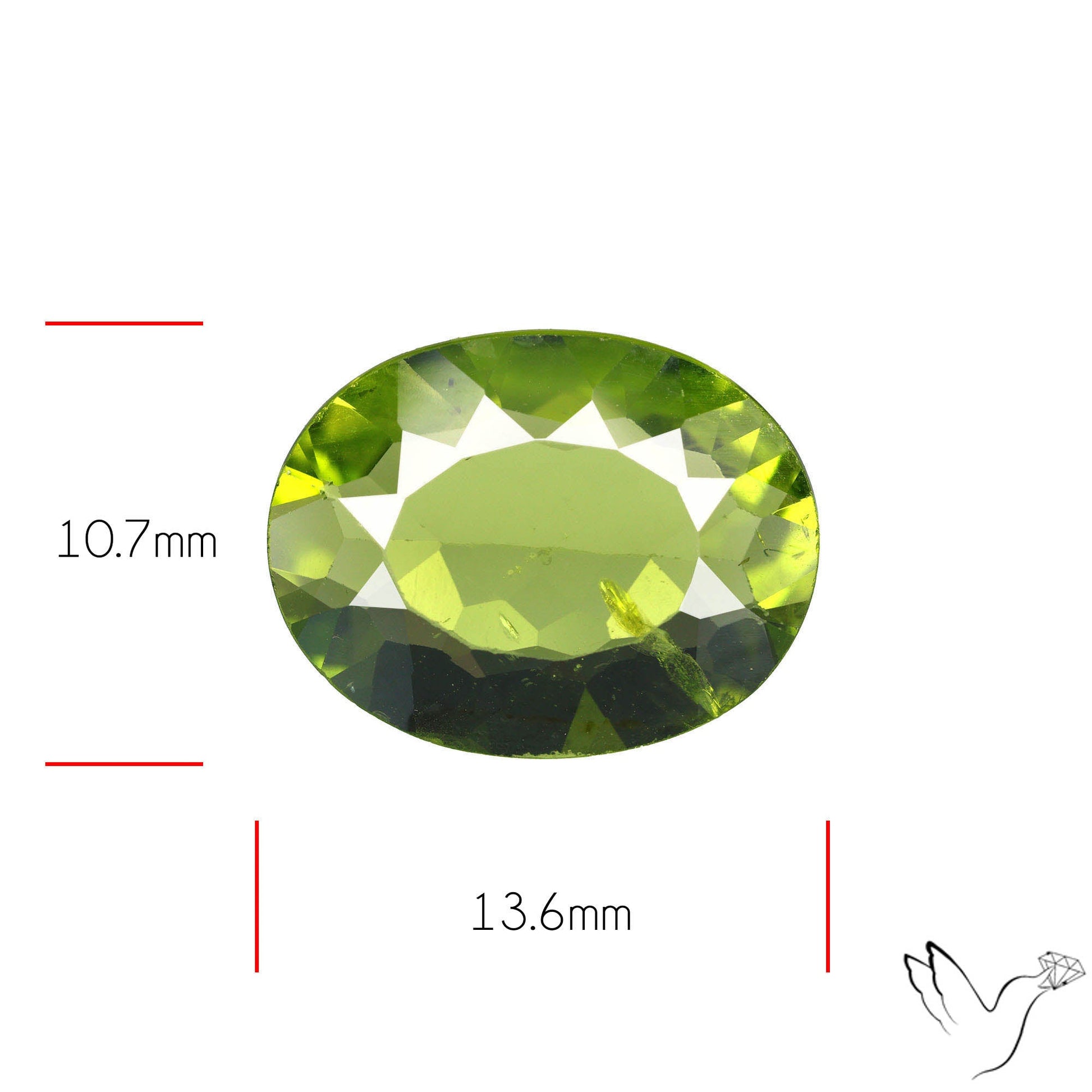 Faceted Peridot Rare Large Sized From Arizona