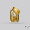 Faceted Golden Rutilated Quartz