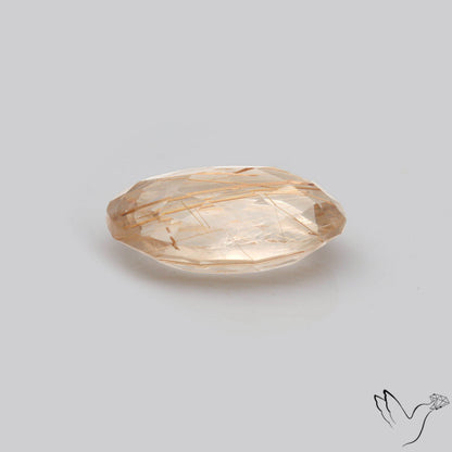 Faceted Golden Rutilated Quartz