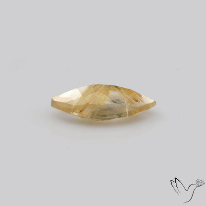 Faceted Golden Rutilated Quartz