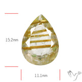 Faceted Golden Rutilated Quartz