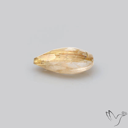 Faceted Golden Rutilated Quartz