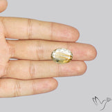 Faceted Golden Rutilated Quartz