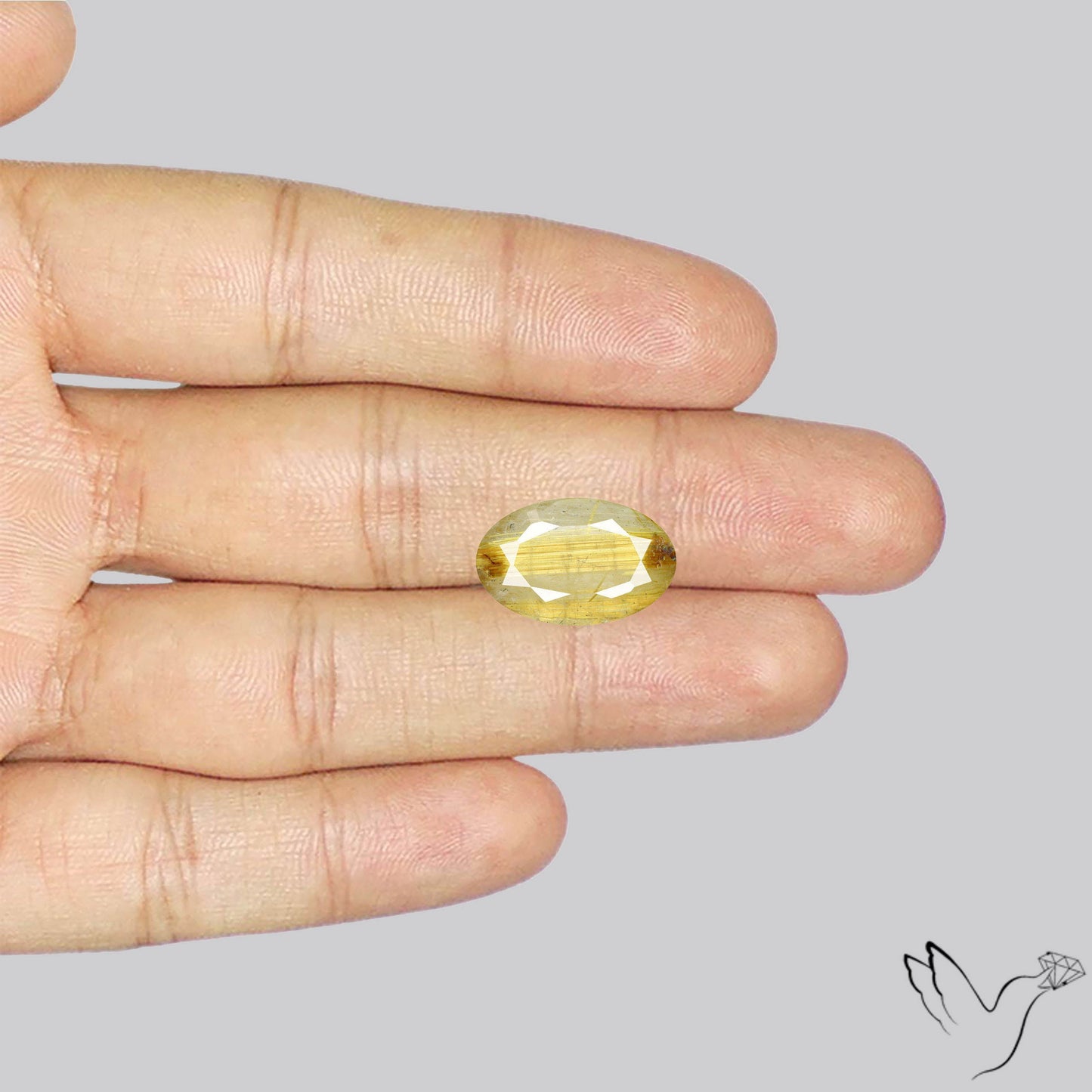 Faceted Golden Rutilated Quartz