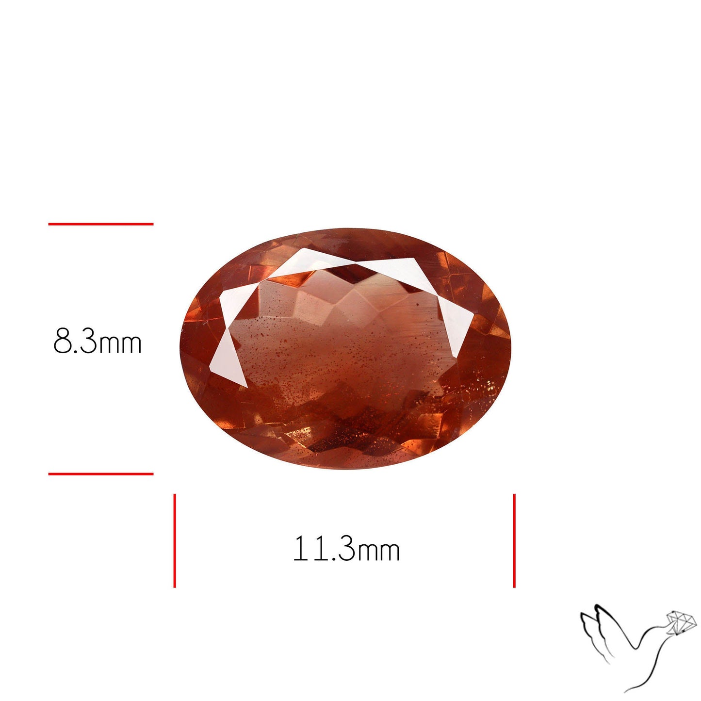 Oregon Sunstone Plagioclase Feldspar Rare AAA Clean Faceted