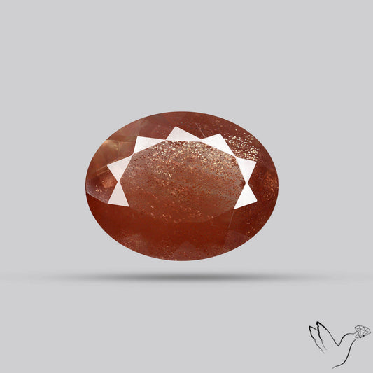 Deep Red Oregon Schiller Sunstone Faceted