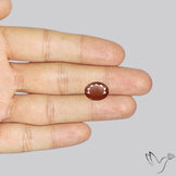 Deep Red Oregon Schiller Sunstone Faceted