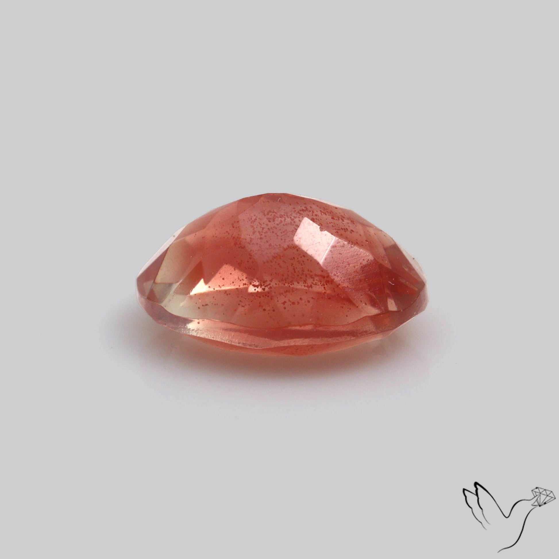 Deep Red Oregon Schiller Sunstone Faceted