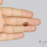 Deep Red Oregon Schiller Sunstone Faceted