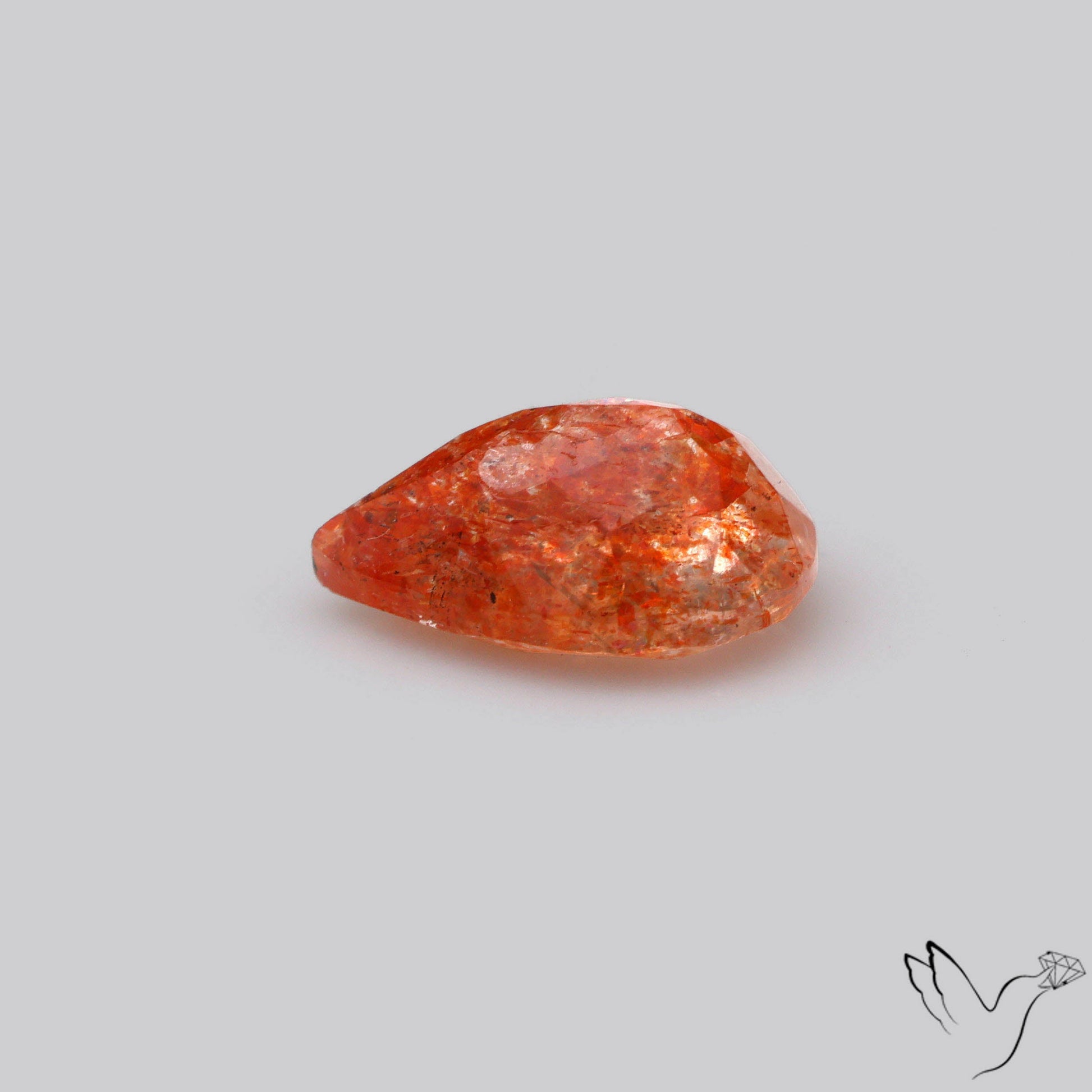 Faceted Tanzanian Sunstone