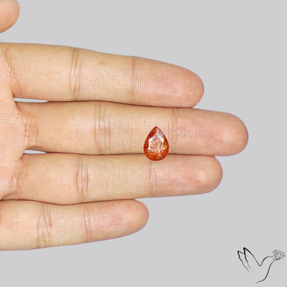 Faceted Tanzanian Sunstone