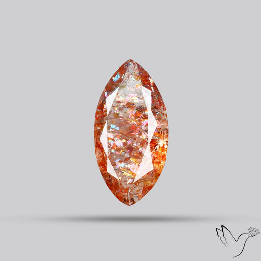 Faceted Tanzanian Sunstone